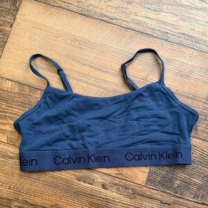 Calvin Klein Navy Blue Bralette
